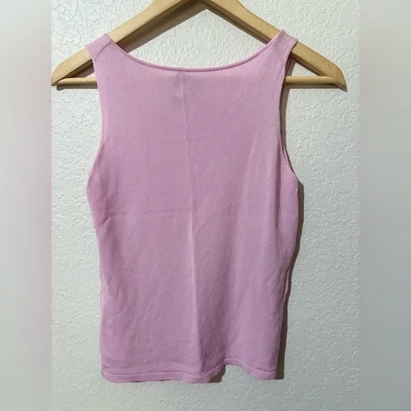 Eileen Fisher Lilac Scoop Neck Tank PP - Picture 2 of 6